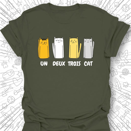 Un Deux Trois Cat T-Shirt
